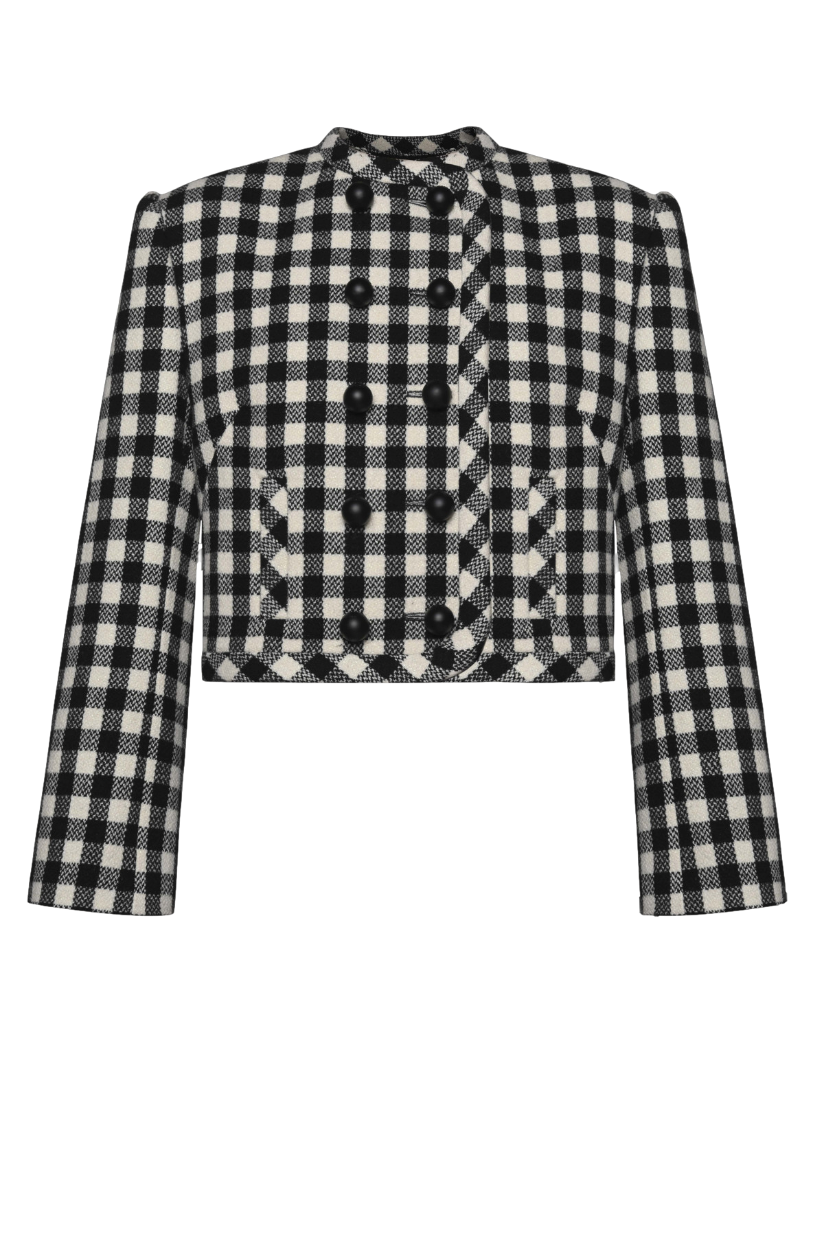 CHECKED DOUBLE-BREASTED JACKET von KEBURIA