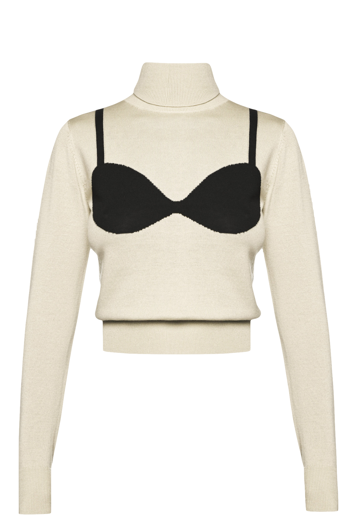 WOOL BRA TURTLENECK SWEATER von KEBURIA