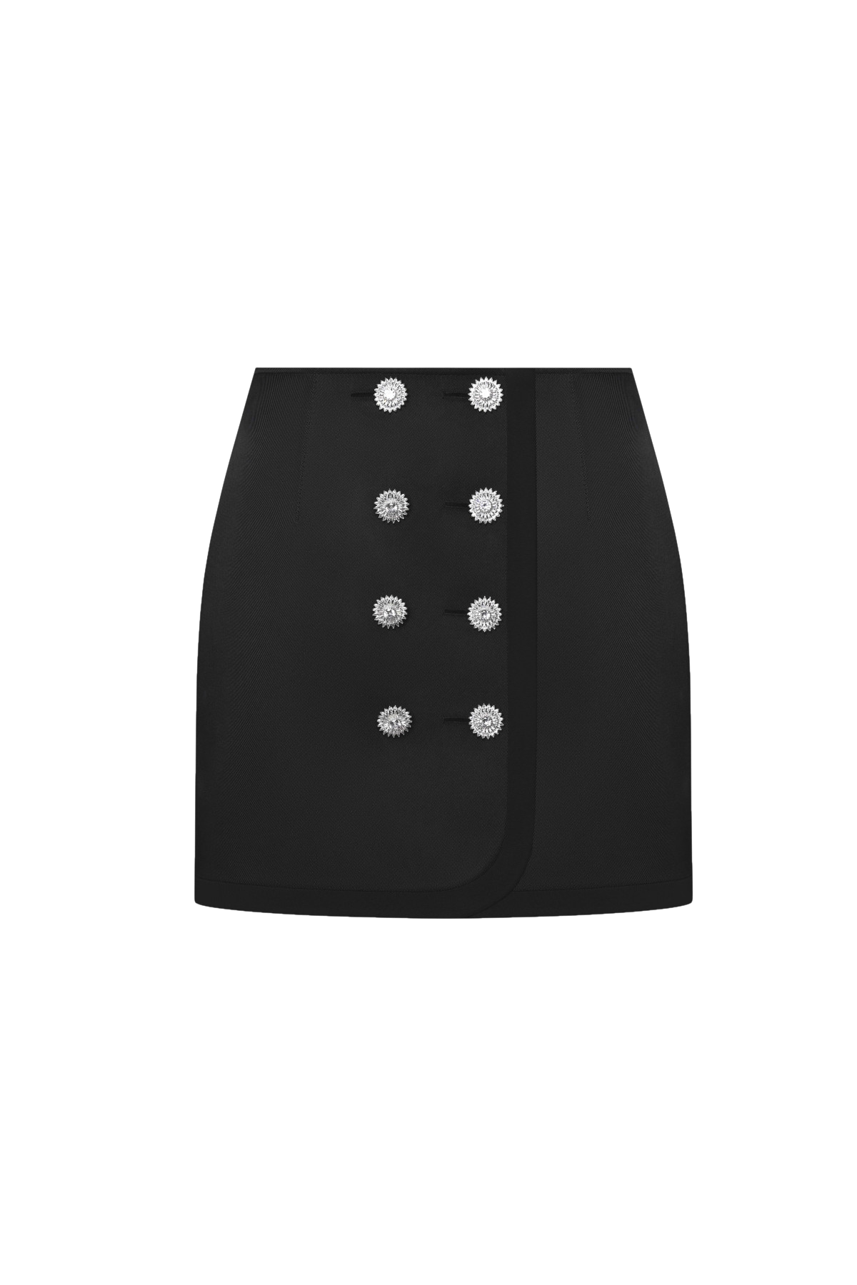 ZIRCON BUTTON MINI SKIRT von KEBURIA