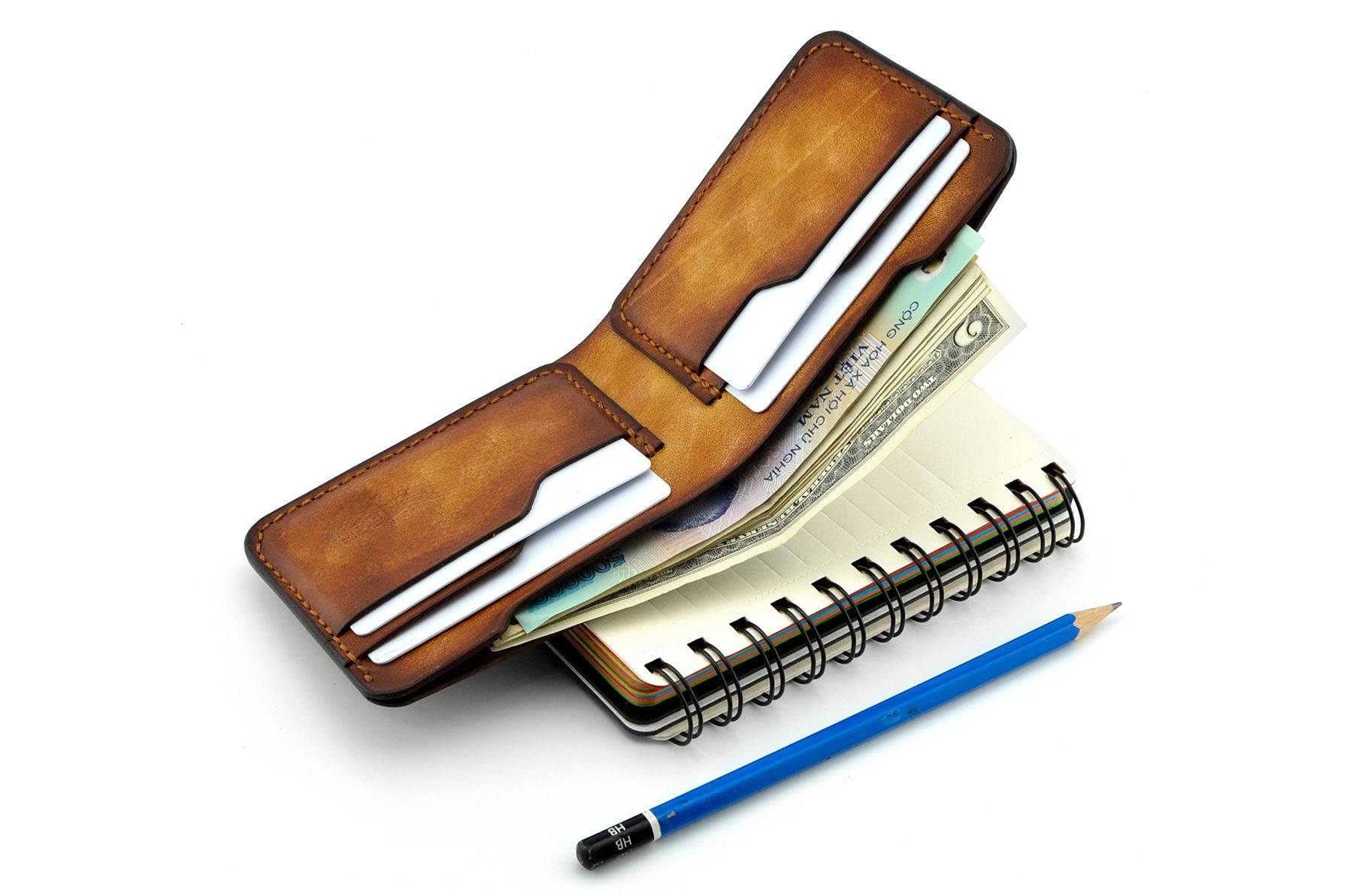 Slim Handgenähte Bifold Leder Portemonnaie, Schlanke Brieftasche, Männer Vintage Geschenkidee, Pflanzlich Gegerbtes Leder, Brieftasche Slim Handgenähte Bifold Leder Portemonnaie, Schlanke Brieftasche, Männer Vintage Geschenkidee, Pflanzlich Gegerbtes Leder, Brieftasche von KECleathershop