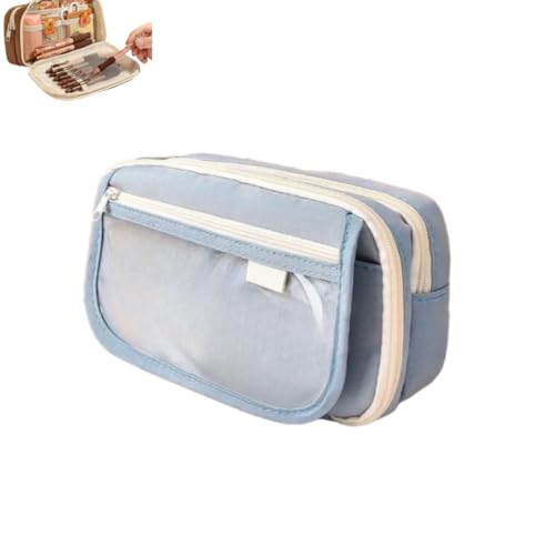 KEDAOLA Capybara Große Kapazität Federmäppchen Organizer mit 1 Brosche Niedliche Tier Stifttasche Multifunktionaler Organizer für Bürobedarf, blau, SIMPLE KEDAOLA Capybara Große Kapazität Federmäppchen Organizer mit 1 Brosche Niedliche Tier Stifttasche Multifunktionaler Organizer für Bürobedarf, blau, SIMPLE von KEDAOLA