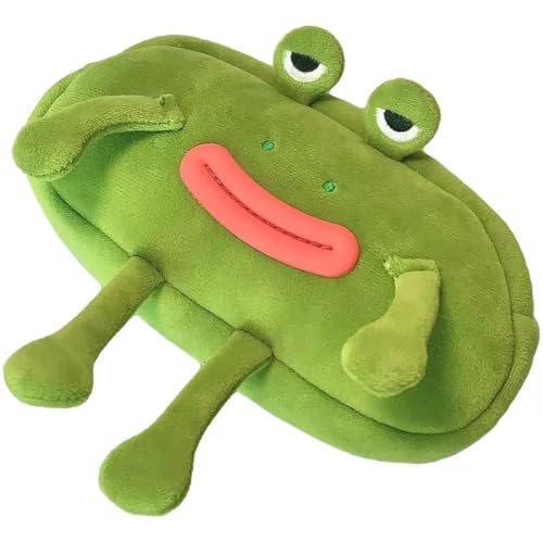KEDAOLA Hässlich-niedliches Federmäppchen mit Frosch-Motiv, Plüsch-Federmäppchen, lustiges Tier-Federmäppchen, Schreibtisch-Organizer für Bürobedarf KEDAOLA Hässlich-niedliches Federmäppchen mit Frosch-Motiv, Plüsch-Federmäppchen, lustiges Tier-Federmäppchen, Schreibtisch-Organizer für Bürobedarf von KEDAOLA
