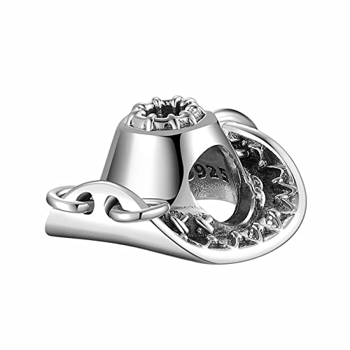 925 Sterling Silber Western Elements Gothic Collection Charm Dangle Beads, Diy Anhänger Geschenk For Frauen Mädchen Kompatibel mit Pandora Troll Chamilia Charm Armband und Halsketten (Color :, KEDDJ 925 Sterling Silber Western Elements Gothic Collection Charm Dangle Beads, Diy Anhänger Geschenk For Frauen Mädchen Kompatibel mit Pandora Troll Chamilia Charm Armband und Halsketten (Color :, KEDDJ von KEDDJI