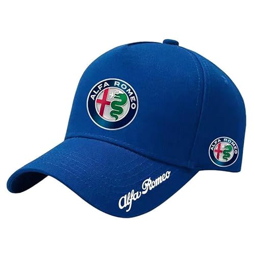 KEDDWE Auto Kappe für Alfa Romeo Giulia Stelvio, mit Auto Logo Baseball Cap für Herren Damen Zubehör, Mütze Basecap Verstellbar,E von KEDDWE