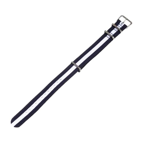18–22 mm breit, 20 cm lang, gewebtes Nylon-Uhrenarmband, Unisex-Ersatzarmband, perfekt für die Freizeit,Blau-Weiß,20 mm 18–22 mm breit, 20 cm lang, gewebtes Nylon-Uhrenarmband, Unisex-Ersatzarmband, perfekt für die Freizeit,Blau-Weiß,20 mm von KEDFZY