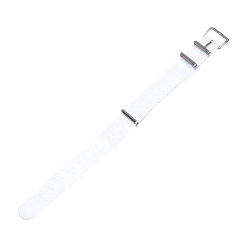 18–22 mm breit, 20 cm lang, gewebtes Nylon-Uhrenarmband, Unisex-Ersatzarmband, perfekt für die Freizeit,Weiß,18 mm 18–22 mm breit, 20 cm lang, gewebtes Nylon-Uhrenarmband, Unisex-Ersatzarmband, perfekt für die Freizeit,Weiß,18 mm von KEDFZY