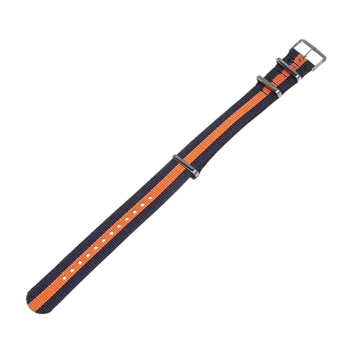 18–22 mm breit, strapazierfähiges Nylon-Uhrenarmband, verstellbares gewebtes Unisex-Uhrenarmband, perfekt für die Freizeit,Blau-Orange,22 mm 18–22 mm breit, strapazierfähiges Nylon-Uhrenarmband, verstellbares gewebtes Unisex-Uhrenarmband, perfekt für die Freizeit,Blau-Orange,22 mm von KEDFZY