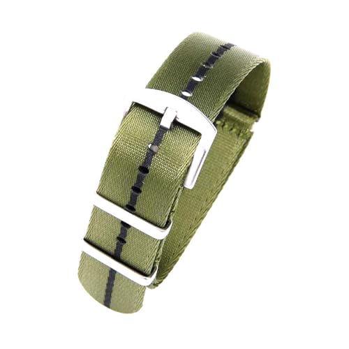 20–22 mm breit, 28,5 cm lang, Herren-Uhrenarmband aus Nylon, gewebter Stoff, perfekt für aktive und lässige Kleidung,22 mm 20–22 mm breit, 28,5 cm lang, Herren-Uhrenarmband aus Nylon, gewebter Stoff, perfekt für aktive und lässige Kleidung,22 mm von KEDFZY