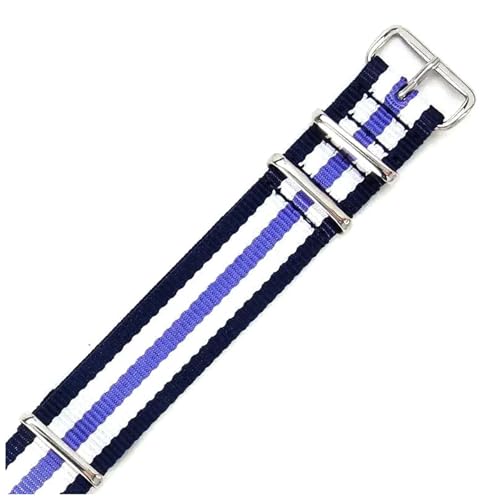 KEDFZY 18–22 mm breit, 26 cm lang, elastisches Nylon-Uhrenarmband, Unisex, wasserdichtes Sportarmband für bequemen Sitz,18 mm von KEDFZY