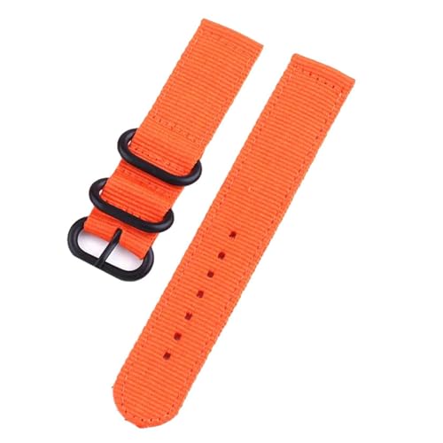 KEDFZY 18–24 mm breit, 17 cm lang, gestricktes Uhrenarmband aus Nylon, universelles Ersatzarmband, weiches und dehnbares Design.,18 mm von KEDFZY