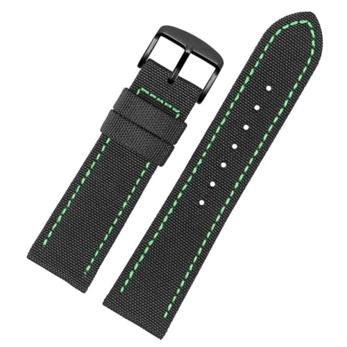 KEDFZY 18–24 mm breit, 18,5 cm lang, Uhrenarmband aus Nylon-Canvas, Unisex, wasserdicht, mit verstellbarem Zubehör,20 mm KEDFZY 18–24 mm breit, 18,5 cm lang, Uhrenarmband aus Nylon-Canvas, Unisex, wasserdicht, mit verstellbarem Zubehör,20 mm von KEDFZY