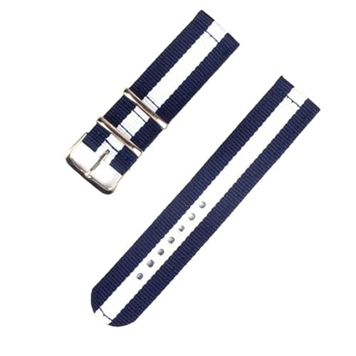 KEDFZY 18–24 mm breit, 21 cm lang, gewebtes Nylonband. Verstellbares Unisex-Band, geeignet für Outdoor- und Freizeitkleidung.,Blau Weiß Silber,24 mm KEDFZY 18–24 mm breit, 21 cm lang, gewebtes Nylonband. Verstellbares Unisex-Band, geeignet für Outdoor- und Freizeitkleidung.,Blau Weiß Silber,24 mm von KEDFZY