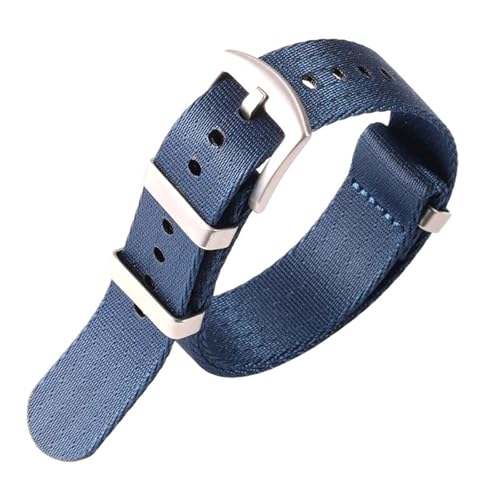 KEDFZY 18–24 mm breit, 27 cm lang, Nylon-Uhrenarmband, Unisex, verstellbares Armband für eine bequeme Passform,24 mm von KEDFZY