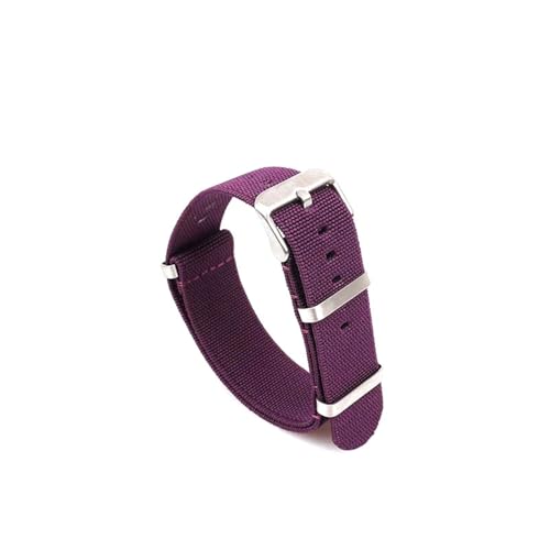 KEDFZY 18 mm – 22 mm breit, 28 cm lang, elastisches Nylon-Uhrenarmband, Unisex, wasserdicht, mit verstellbarem Zubehör,18 mm von KEDFZY