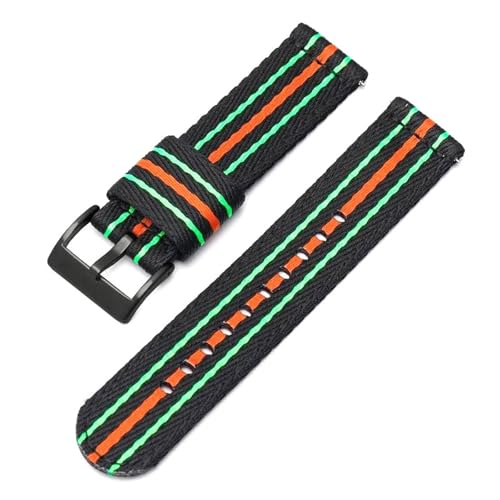 KEDFZY 20–22 mm breit, 20 cm lang, Uhrenarmband aus Nylon-Canvas, Unisex, gewebtes Sportarmband für ein verstellbares Accessoire,20 mm KEDFZY 20–22 mm breit, 20 cm lang, Uhrenarmband aus Nylon-Canvas, Unisex, gewebtes Sportarmband für ein verstellbares Accessoire,20 mm von KEDFZY