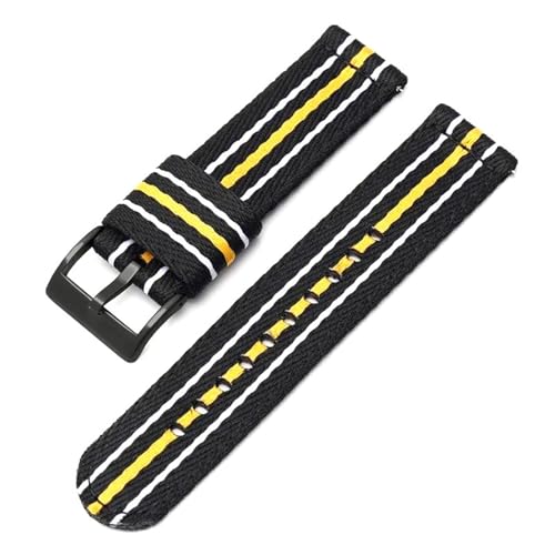 KEDFZY 20–22 mm breit, 20 cm lang, Uhrenarmband aus Nylon-Canvas, Unisex, gewebtes Sportarmband für ein verstellbares Accessoire,20 mm KEDFZY 20–22 mm breit, 20 cm lang, Uhrenarmband aus Nylon-Canvas, Unisex, gewebtes Sportarmband für ein verstellbares Accessoire,20 mm von KEDFZY