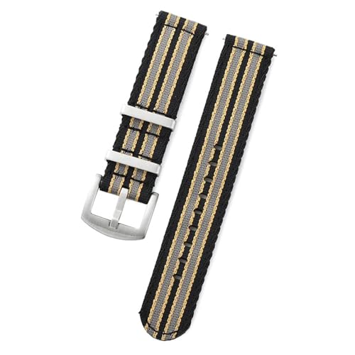 KEDFZY 20–22 mm breit, 20 cm lang, glattes Nylon-Uhrenarmband, Schnellverschluss-Armband, gewebter Canvas-Stoff,20 mm KEDFZY 20–22 mm breit, 20 cm lang, glattes Nylon-Uhrenarmband, Schnellverschluss-Armband, gewebter Canvas-Stoff,20 mm von KEDFZY