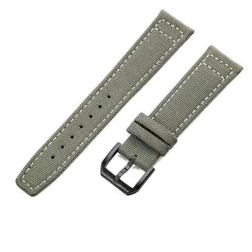 KEDFZY 20–22 mm breit, 22 cm lang, Uhrenarmband aus Nylon-Canvas, ein strapazierfähiges Uhrenarmband aus Stoff für Männer und Frauen.,21 mm KEDFZY 20–22 mm breit, 22 cm lang, Uhrenarmband aus Nylon-Canvas, ein strapazierfähiges Uhrenarmband aus Stoff für Männer und Frauen.,21 mm von KEDFZY