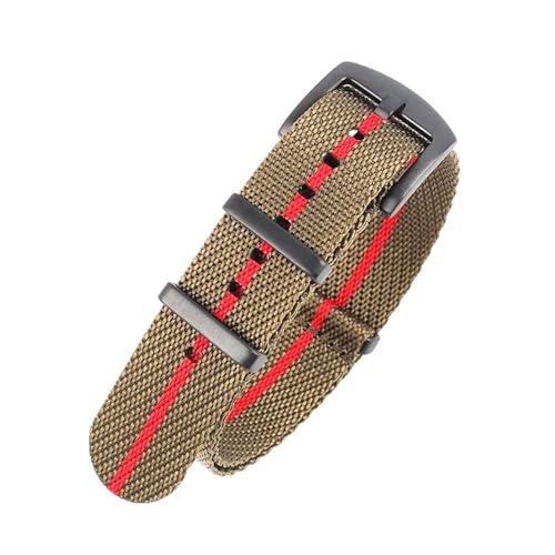KEDFZY 20–22 mm breit, 28 cm lang, gestreiftes Uhrenarmband aus Nylon, verstellbares Unisex-Uhrenarmband für den Alltag.,22 mm KEDFZY 20–22 mm breit, 28 cm lang, gestreiftes Uhrenarmband aus Nylon, verstellbares Unisex-Uhrenarmband für den Alltag.,22 mm von KEDFZY