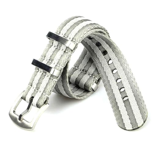KEDFZY 20–22 mm breit, Nylon-Sportuhrenarmband, bequemes Universal-Uhrenarmband, langlebiges Ersatzzubehör,20 mm von KEDFZY