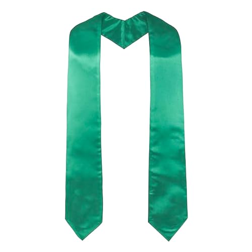 KEELYY Abschluss Stola 61'' Satin Schärpe Graduation Decorations Abschlussfeier Zubehör Priester Chor Stola Erwachsene Unisex von KEELYY