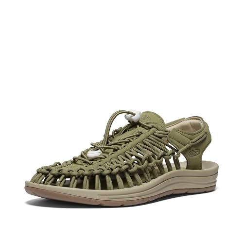 Keen Flat Damen-Sandalen, Olivgrün Martini Safari, 40 EU von KEEN