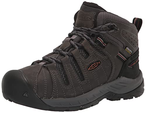 KEEN Utility Flint II Mid Waterproof Soft Toe, Stahlgrau/Schildpatt, 7 von KEEN Utility