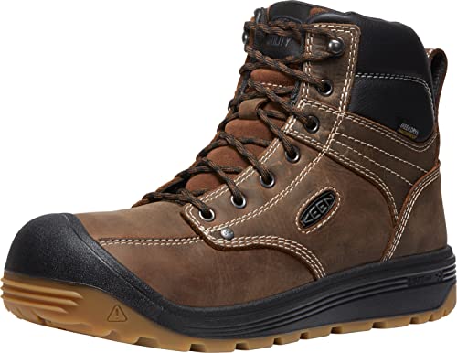 KEEN Utility Fort Wayne Herren Arbeitsstiefel, 15,2 cm, Wp Soft Toe-M, Dark Earth/Gum, 11 von KEEN Utility