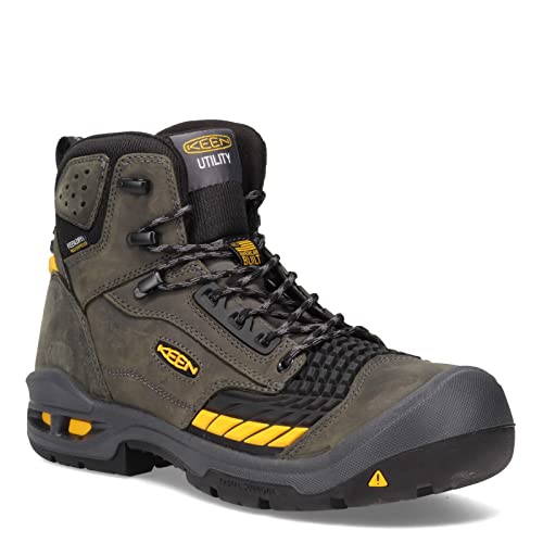 KEEN Utility Herren Troy 6" Kbf Composite Toe Waterproof Work Boots Arbeitsstiefel, Magnet/Schwarz, 44.5 EU Weit KEEN Utility Herren Troy 6" Kbf Composite Toe Waterproof Work Boots Arbeitsstiefel, Magnet/Schwarz, 44.5 EU Weit von KEEN Utility