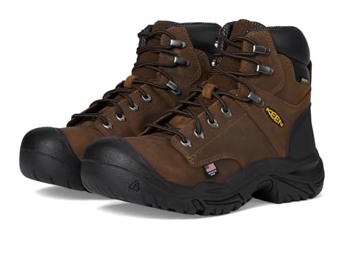 KEEN Utility Mt Vernon Ii Herren Arbeitsstiefel, wasserdicht, Stahlkappe, 15,2 cm, Dunkle Erde/Schwarz, 45 EU KEEN Utility Mt Vernon Ii Herren Arbeitsstiefel, wasserdicht, Stahlkappe, 15,2 cm, Dunkle Erde/Schwarz, 45 EU von KEEN Utility