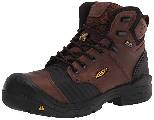 KEEN Utility - Portland 6", Composite Safety Toe Waterproof Work Boot, Dark Earth/Black, 12 Wide US von KEEN Utility