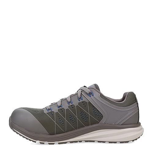 KEEN Utility Vista Energy Herren-Sneaker, niedrige Höhe, Zehenschutz, industrielle Arbeitssneaker, Stahlgrau/Baleinblau, 10.5 US Wide von KEEN Utility