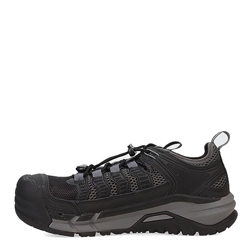 KEEN Utility mens Birmingham Low Composite Toe Athletic Work Sneakers, Black/Magnet, 10.5 Wide US von KEEN Utility