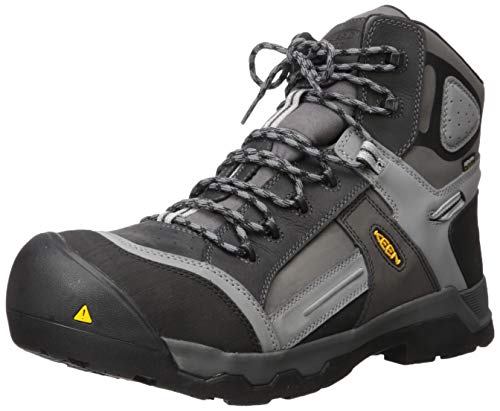 Keen Utility Men's Davenport 6" 400G CT Waterproof Industrial and Construction Shoe, Magnet/Steel Grey, 12 2E US von KEEN Utility