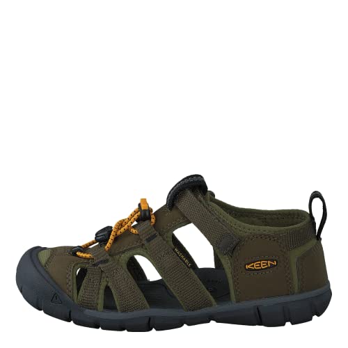 KEEN, Unisex Kinder Seacamp 2 CNX Sandalen , Military Olive Saffron , 31 EU von KEEN