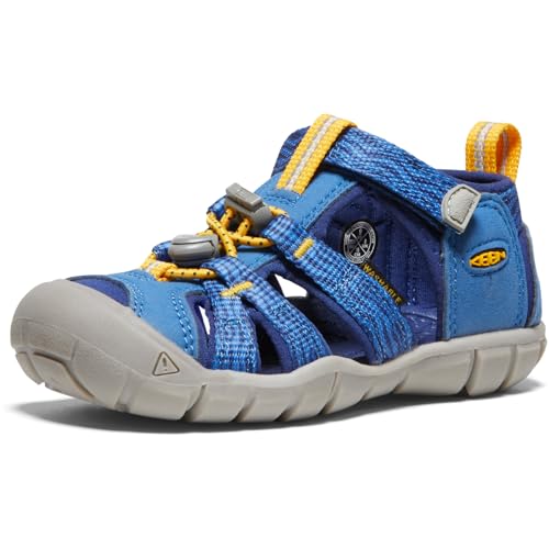 KEEN Seacamp 2 Cnx Unisex Kinder Sandalen , Blau Bright Cobalt Blue Depths, 37 EU von KEEN
