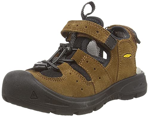 KEEN Jungen Unisex Kinder 1023377 Fischersandale, Bison/Black, 24 EU von KEEN