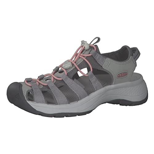 KEEN Damen Astoria West Sandalen, Grey Coral, 38 EU von KEEN