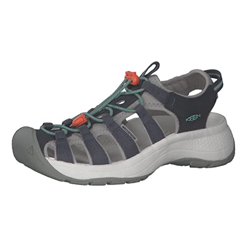 KEEN Damen Astoria West Sandalen, Navy Beveled Glass, 39 EU von KEEN