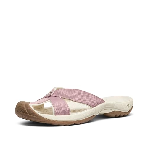 KEEN Bali Damen-Flip-Flops mit geschlossener Zehenpartie, Fliegenpilz/Birke, 38.5 EU von KEEN