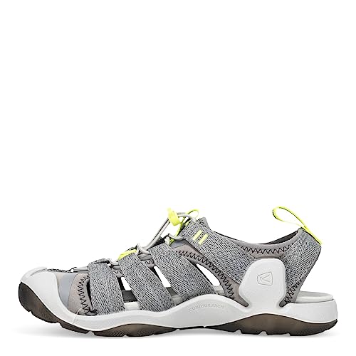 KEEN Herren CNX 2 Sandalen, Steel Grey/Evening Primrose, 46 EU von KEEN