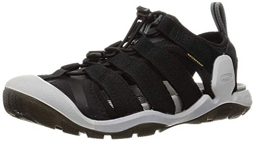 KEEN Herren CNX 2 Sandalen, Black Yellow, 43 EU von KEEN