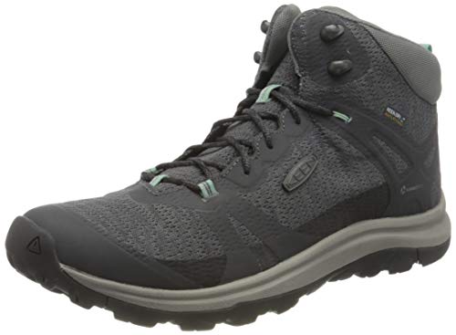 KEEN Damen Terradora 2 Mid Waterproof Wanderstiefel, Magnet/Ocean Wave, 37 EU von KEEN