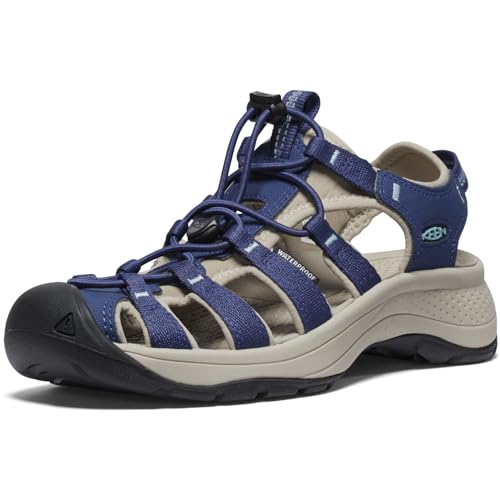 KEEN Damen Astoria West Sandalen, Naval Academy/Reef Waters, 40.5 EU von KEEN