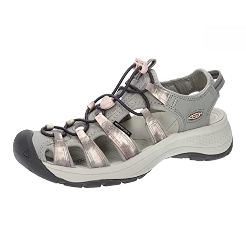 KEEN Damen Astoria West Sandalen, Fawn/Tie Dye, 35 EU von KEEN