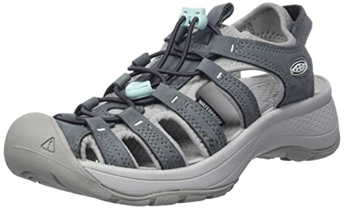 KEEN Damen Astoria West Geschlossene Zehe Sandalen, Magnet/Vapor-Leder, 35 EU von KEEN