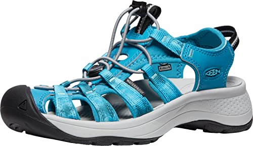 KEEN Damen Astoria West Sandalen, Sea Moss/Tie Dye, 38 EU von KEEN