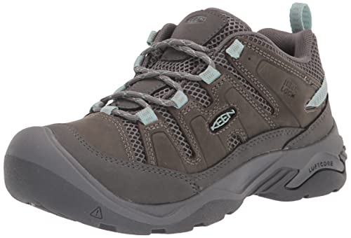 KEEN Damen Circadia Vent-w Wanderschuhe, Stahlgrau/Wolkenblau, 39 EU von KEEN