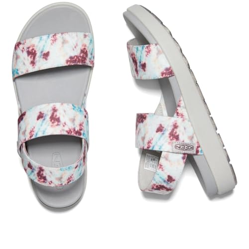 KEEN Damen Elle Backstrap Sandalen mit Keilabsatz, Birke Safari, 36 EU von KEEN