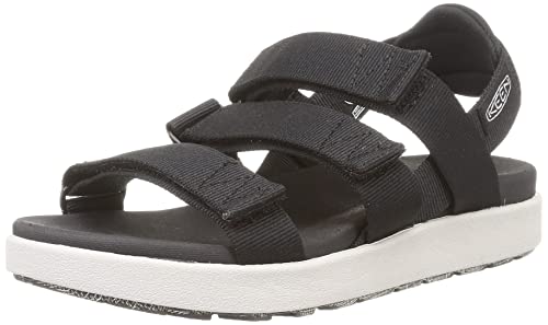 KEEN Damen Elle Strappy Sandalen, Black/Vapor, 40.5 EU von KEEN